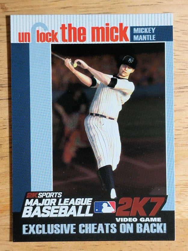 2007 Topps Unlock the Mick #1 Mickey Mantle