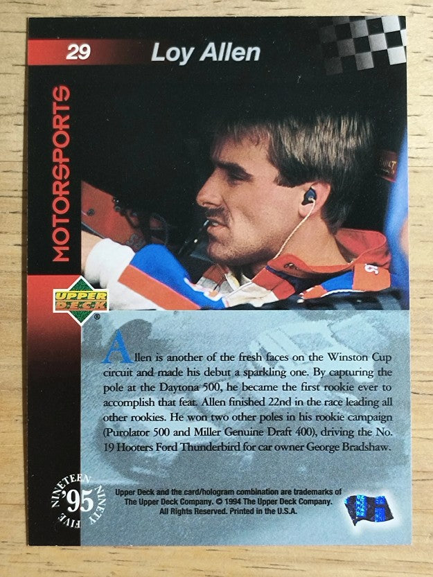 1995 Upper Deck #29 Loy Allen Jr.