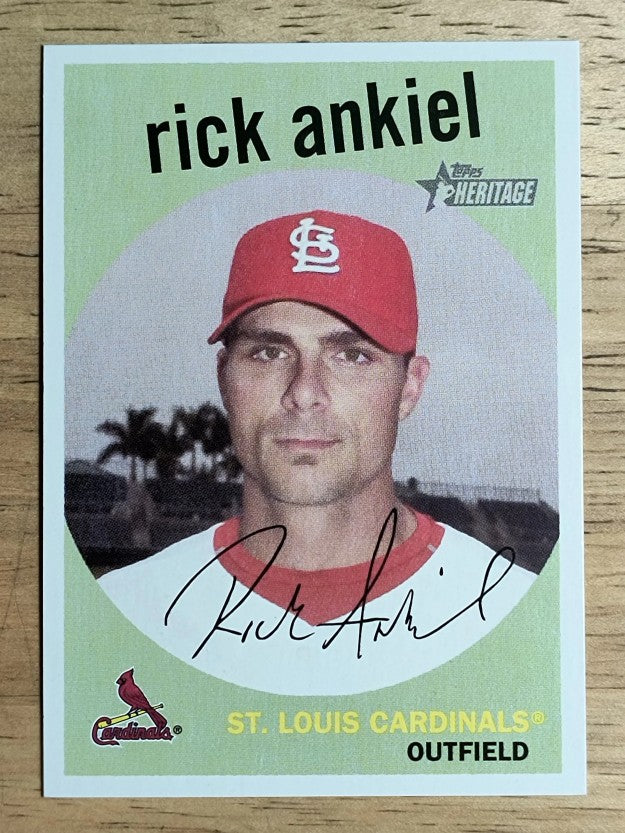 2008 Topps Heritage #324 Rick Ankiel GB SP