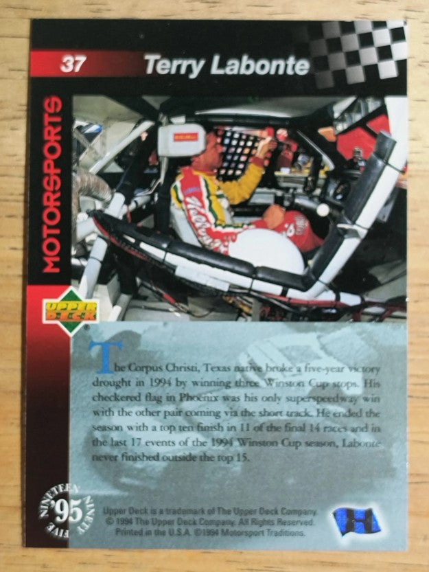 1995 Upper Deck #37 Terry Labonte