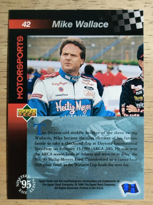 1995 Upper Deck #42 Mike Wallace
