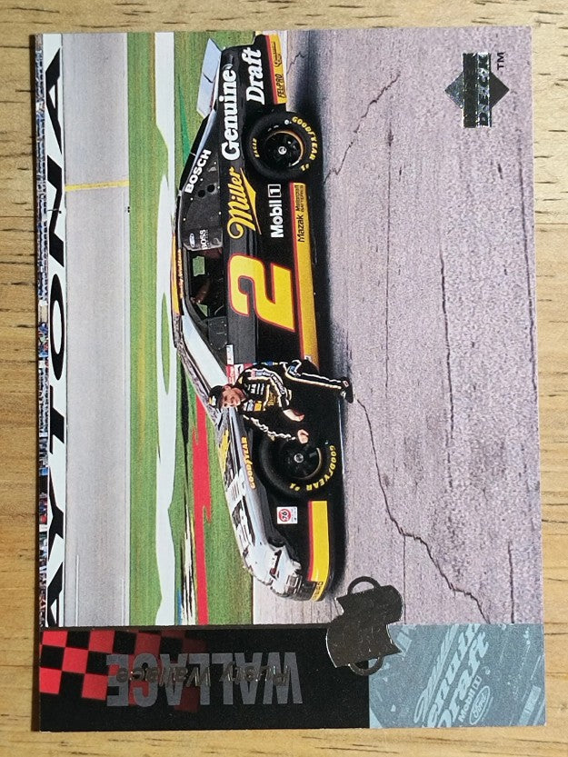1995 Upper Deck #44 Rusty Wallace w/Car