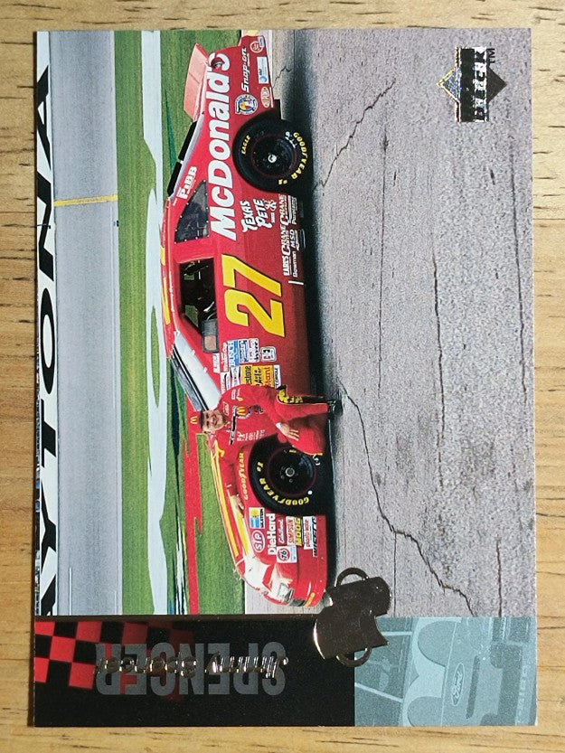 1995 Upper Deck #64 Jimmy Spencer with Car