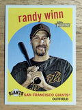 2008 Topps Heritage Black Back #321 Randy Winn