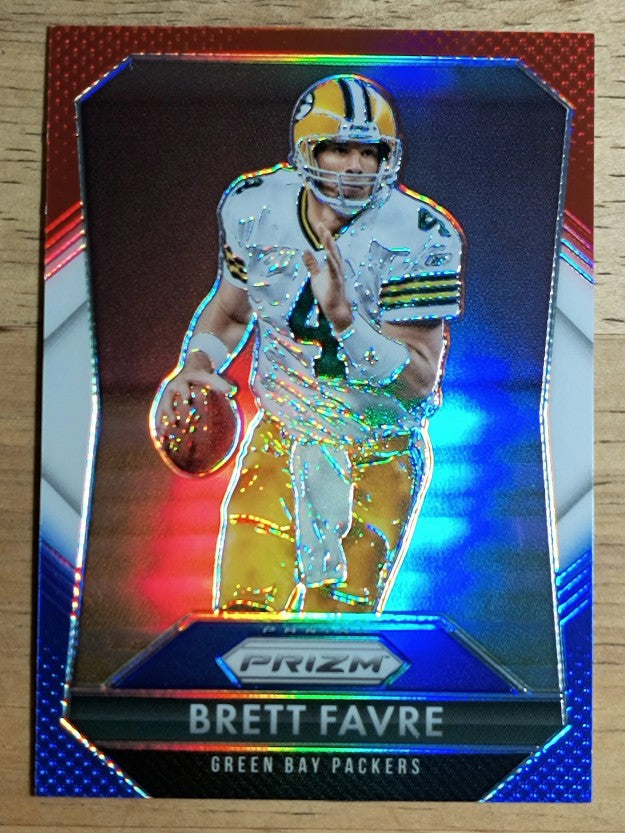 2015 Panini Prizm Prizms Red White and Blue #4 Brett Favre
