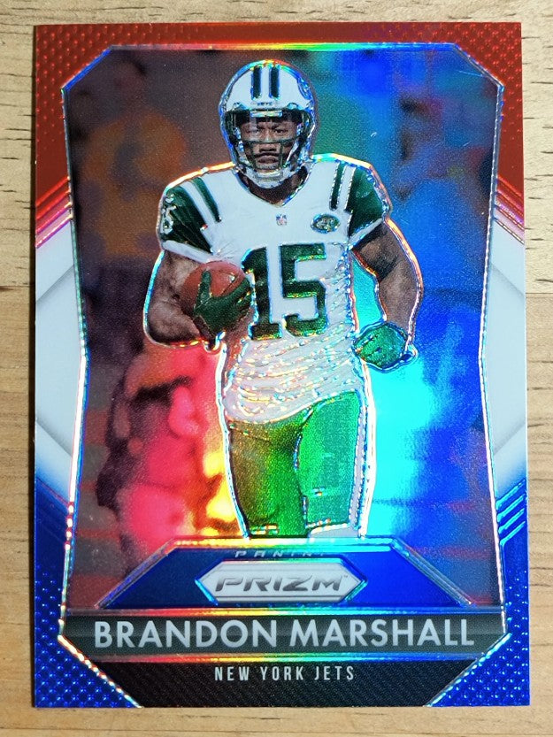 2015 Panini Prizm Prizms Red White and Blue #15 Brandon Marshall