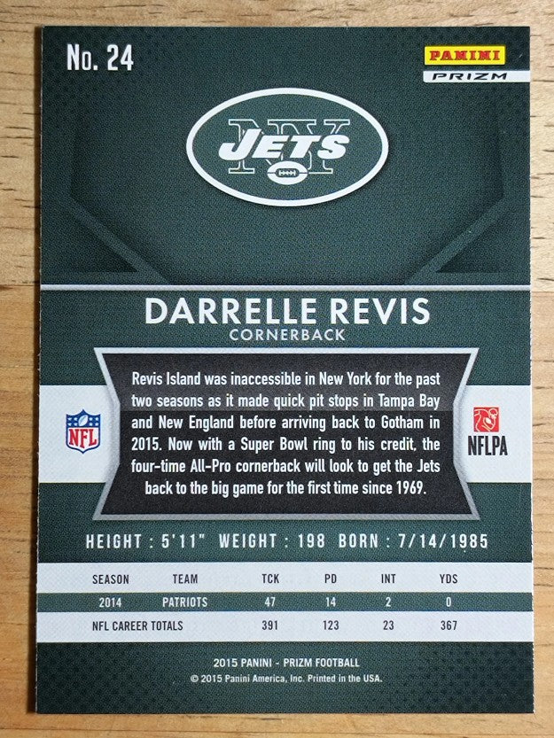 2015 Panini Prizm Prizms Red White and Blue #24 Darrelle Revis