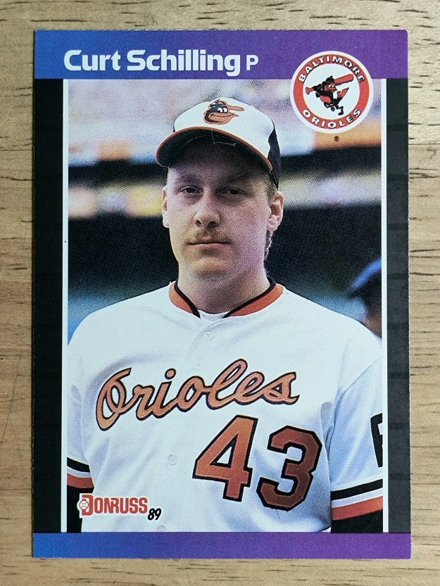 1989 Donruss #635 Curt Schilling DP RC (EXMT)