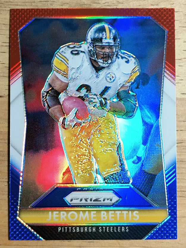 2015 Panini Prizm Prizms Red White and Blue #36 Jerome Bettis