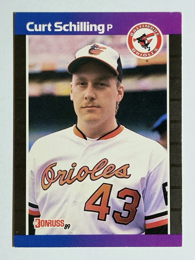 1989 Donruss #635 Curt Schilling DP RC (EX)