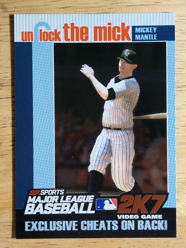 2007 Topps Unlock the Mick #3 Mickey Mantle