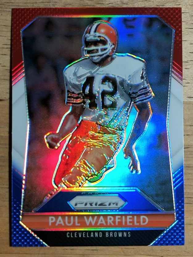 2015 Panini Prizm Prizms Red White and Blue #42 Paul Warfield