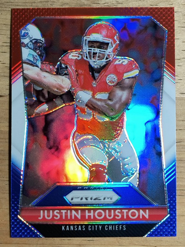 2015 Panini Prizm Prizms Red White and Blue #48 Justin Houston