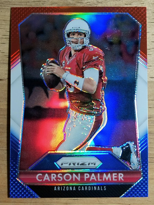 2015 Panini Prizm Prizms Red White and Blue #49 Carson Palmer