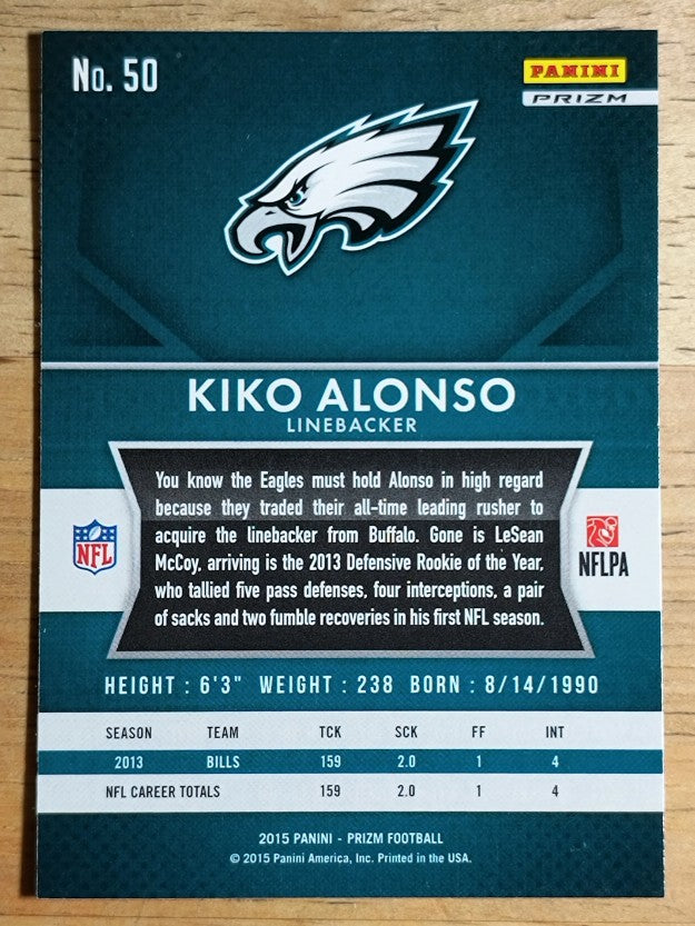 2015 Panini Prizm Prizms Red White and Blue #50 Kiko Alonso