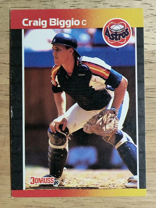 1989 Donruss #561 Craig Biggio DP RC (EXMT)
