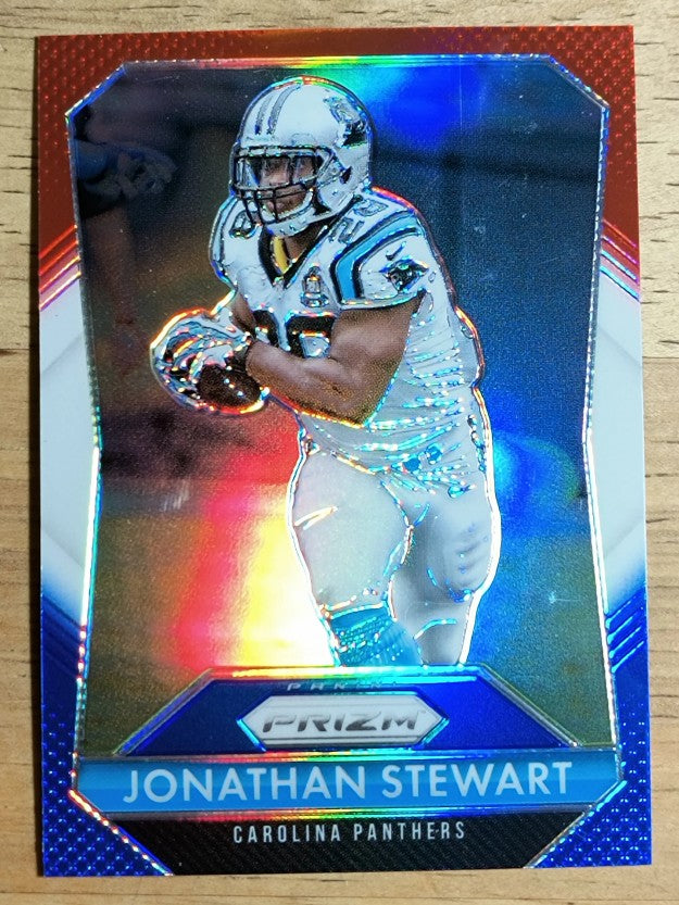 2015 Panini Prizm Prizms Red White and Blue #52 Jonathan Stewart