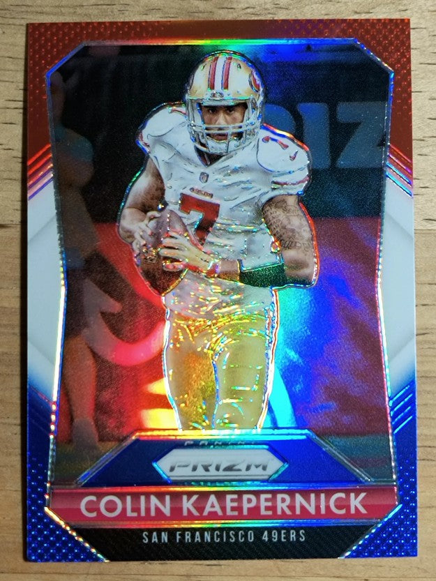 2015 Panini Prizm Prizms Red White and Blue #55 Colin Kaepernick