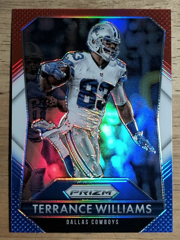 2015 Panini Prizm Prizms Red White and Blue #60 Terrance Williams