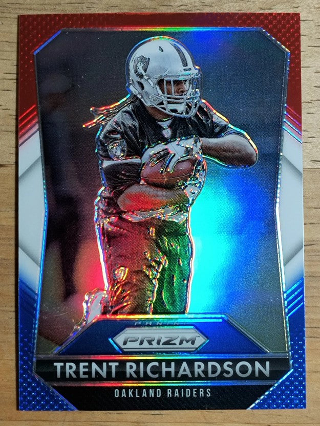 2015 Panini Prizm Prizms Red White and Blue #62 Trent Richardson