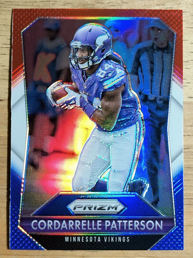 2015 Panini Prizm Prizms Red White and Blue #67 Cordarrelle Patterson