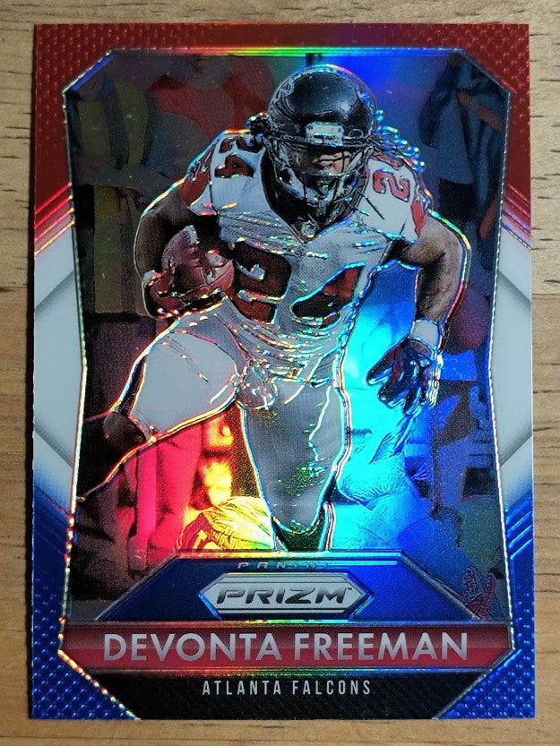 2015 Panini Prizm Prizms Red White and Blue #69 Devonta Freeman
