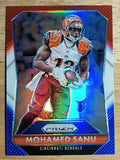2015 Panini Prizm Prizms Red White and Blue #77 Mohamed Sanu