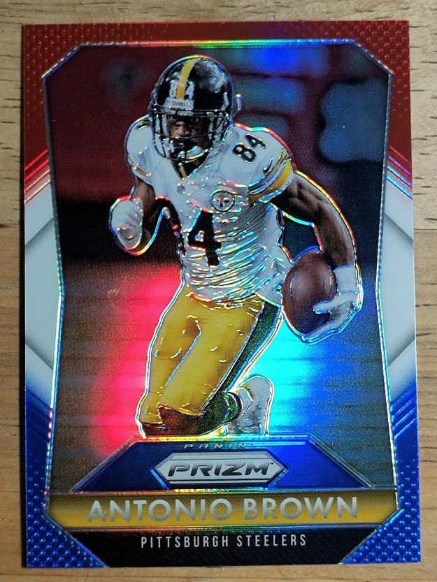 2015 Panini Prizm Prizms Red White and Blue #84 Antonio Brown
