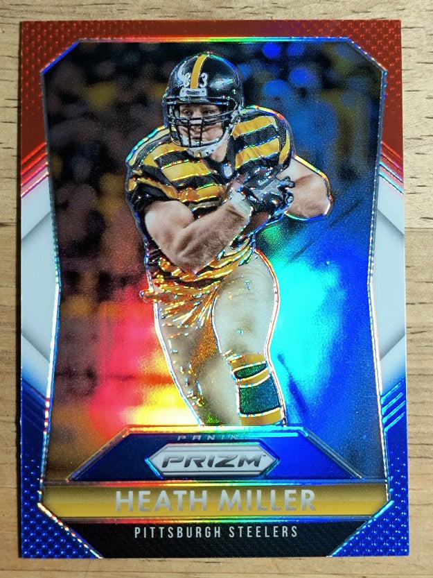 2015 Panini Prizm Prizms Red White and Blue #86 Heath Miller