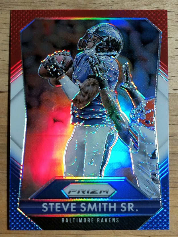 2015 Panini Prizm Prizms Red White and Blue #89 Steve Smith Sr.