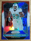 2015 Panini Prizm Prizms Red White and Blue #90 Ndamukong Suh