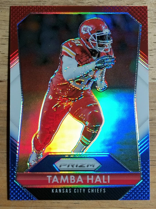 2015 Panini Prizm Prizms Red White and Blue #91 Tamba Hali