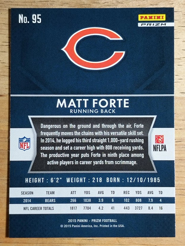 2015 Panini Prizm Prizms Red White and Blue #95 Matt Forte
