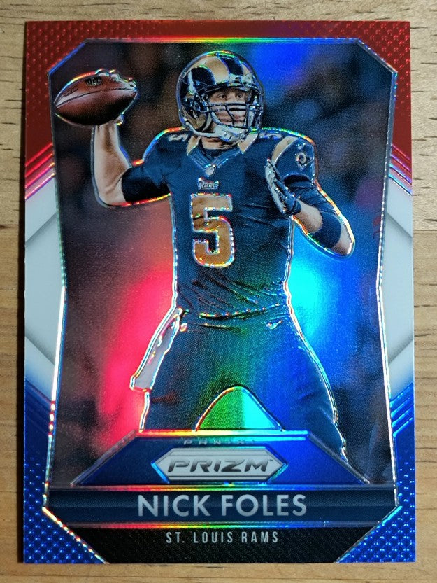 2015 Panini Prizm Prizms Red White and Blue #96 Nick Foles