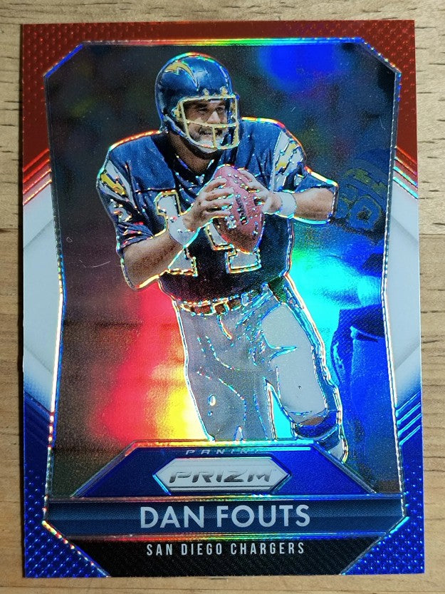 2015 Panini Prizm Prizms Red White and Blue #98 Dan Fouts
