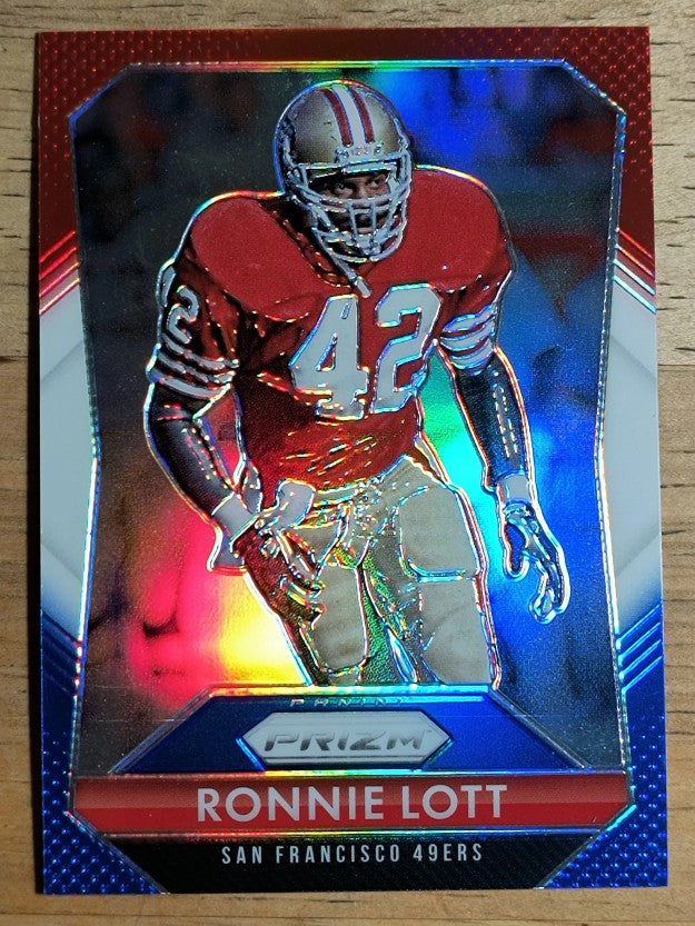 2015 Panini Prizm Prizms Red White and Blue #100 Ronnie Lott