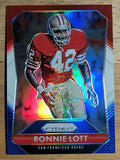 2015 Panini Prizm Prizms Red White and Blue #100 Ronnie Lott