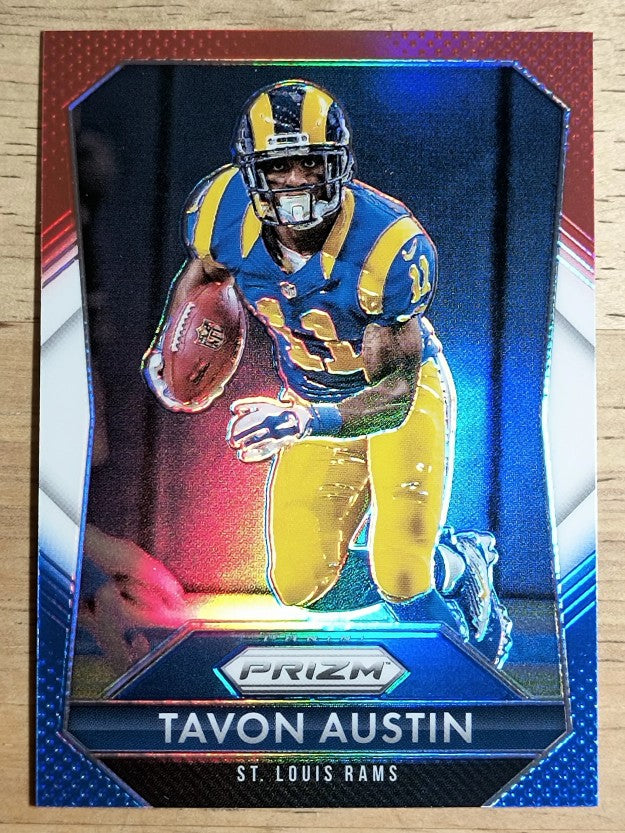 2015 Panini Prizm Prizms Red White and Blue #101 Tavon Austin