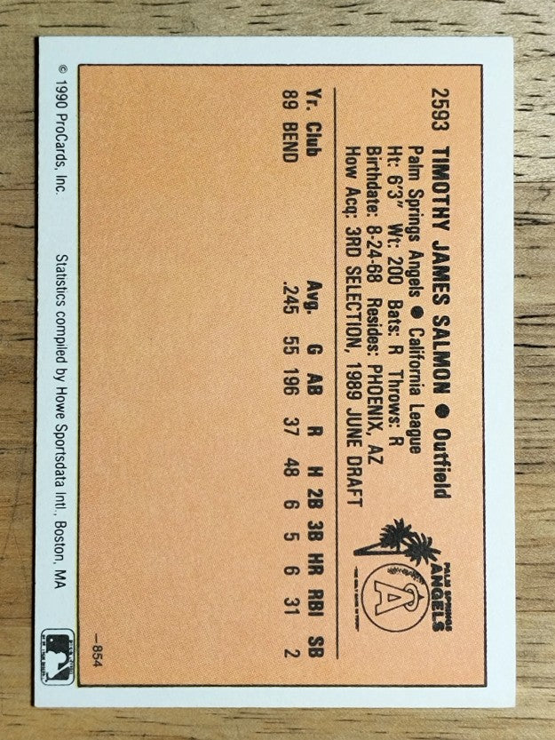 1990 Palm Springs Angels ProCards #2593 Tim Salmon