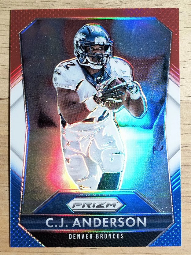 2015 Panini Prizm Prizms Red White and Blue #102 C.J. Anderson
