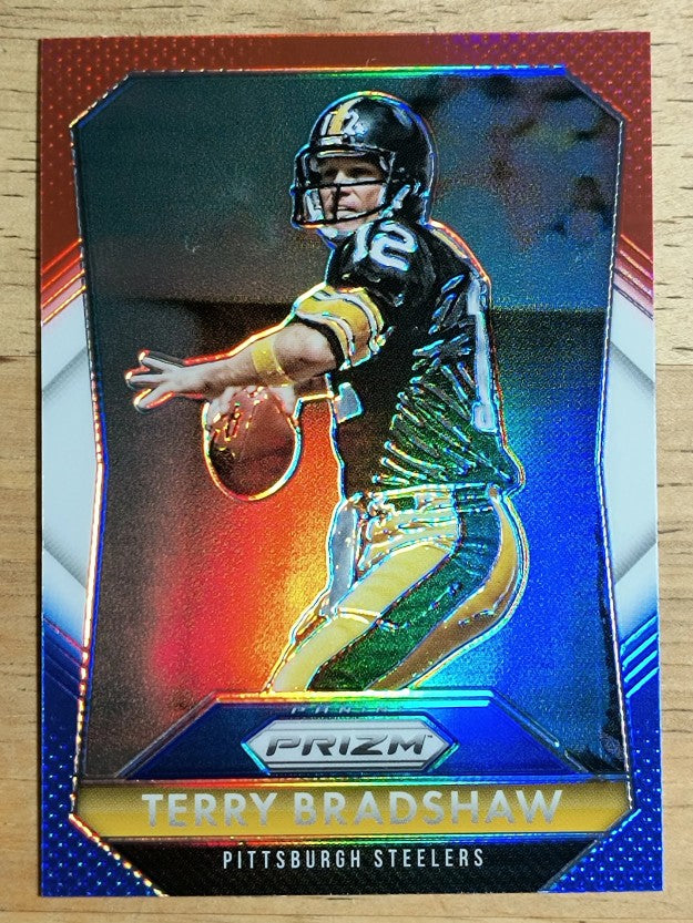 2015 Panini Prizm Prizms Red White and Blue #103 Terry Bradshaw