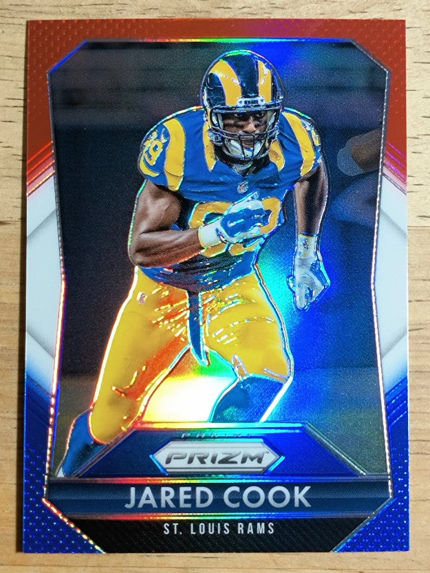 2015 Panini Prizm Prizms Red White and Blue #107 Jared Cook