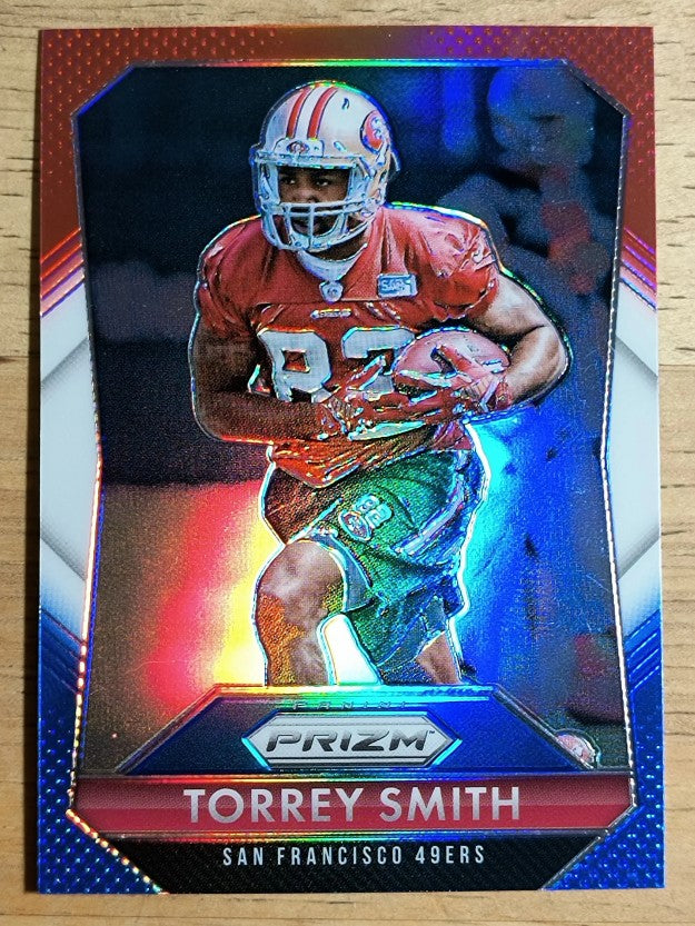 2015 Panini Prizm Prizms Red White and Blue #111 Torrey Smith