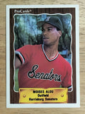 1990 Harrisburg Senators ProCards #1204 Moises Alou