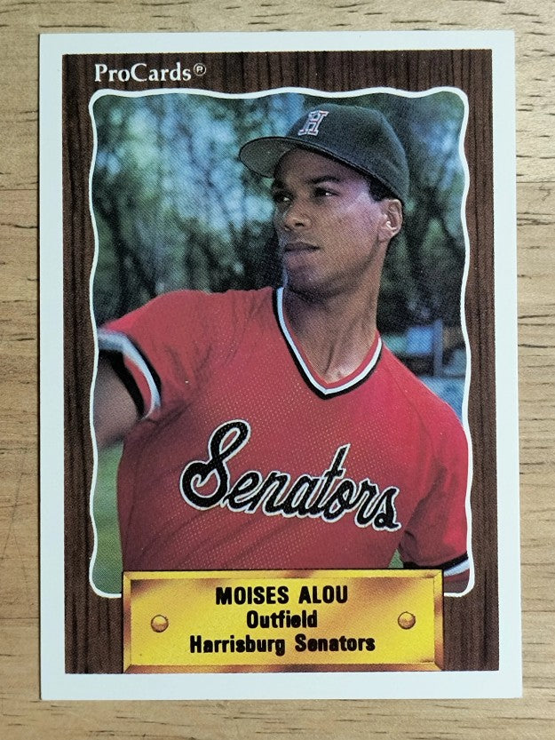1990 Harrisburg Senators ProCards #1204 Moises Alou