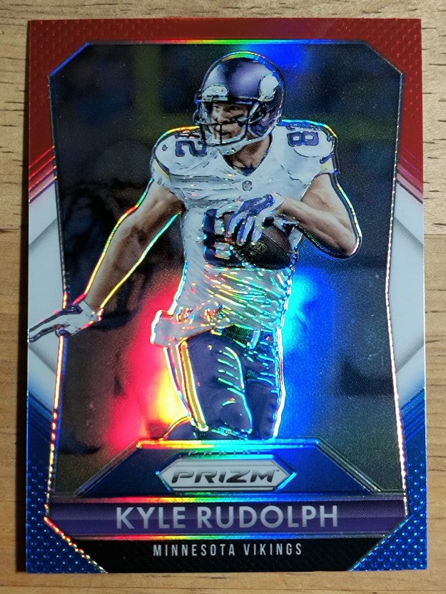 2015 Panini Prizm Prizms Red White and Blue #116 Kyle Rudolph