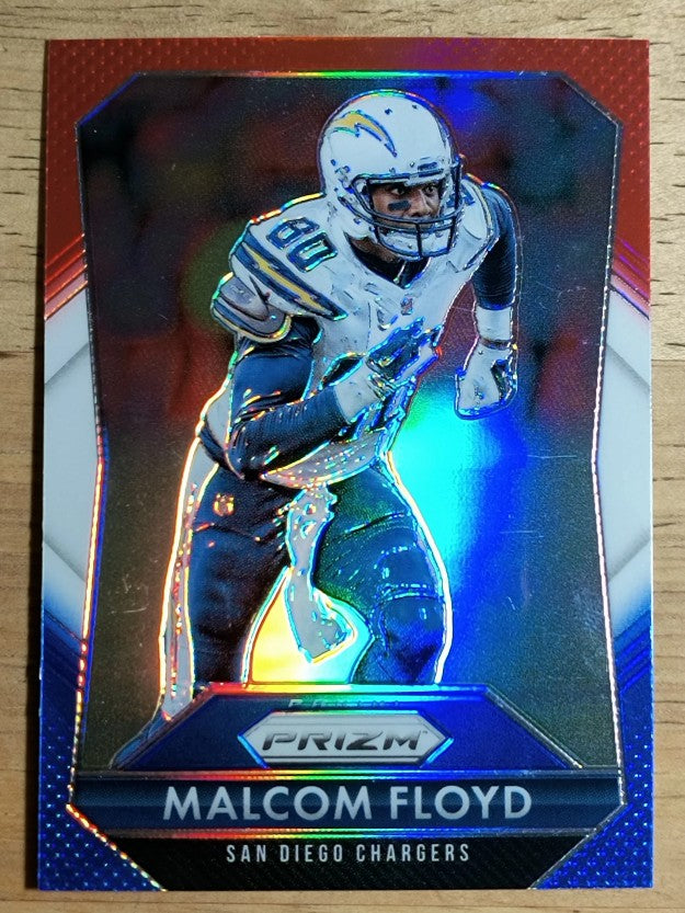 2015 Panini Prizm Prizms Red White and Blue #118 Malcom Floyd (EXMT)