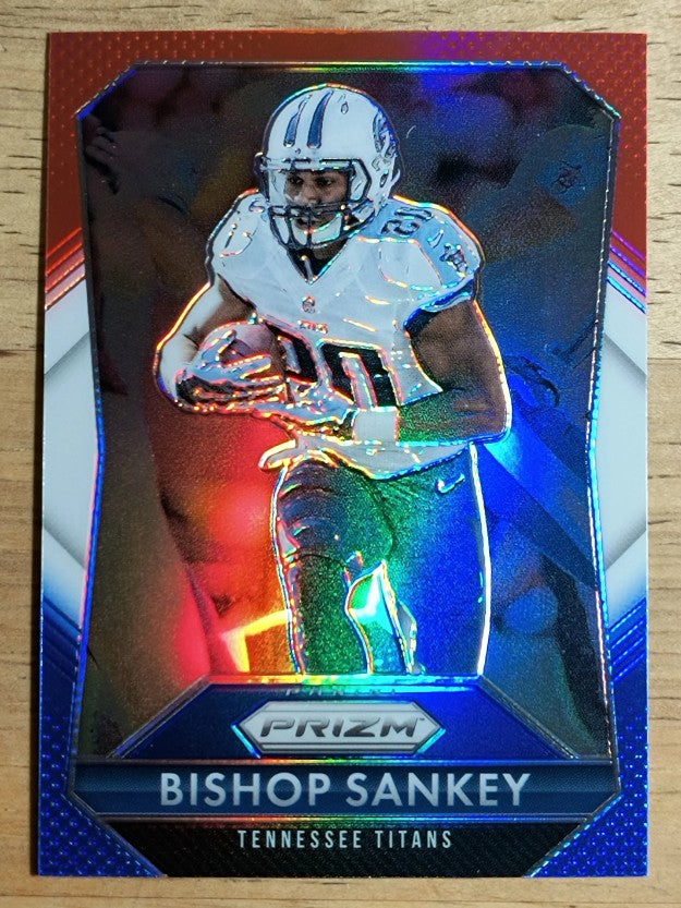 2015 Panini Prizm Prizms Red White and Blue #122 Bishop Sankey
