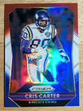 2015 Panini Prizm Prizms Red White and Blue #129 Cris Carter