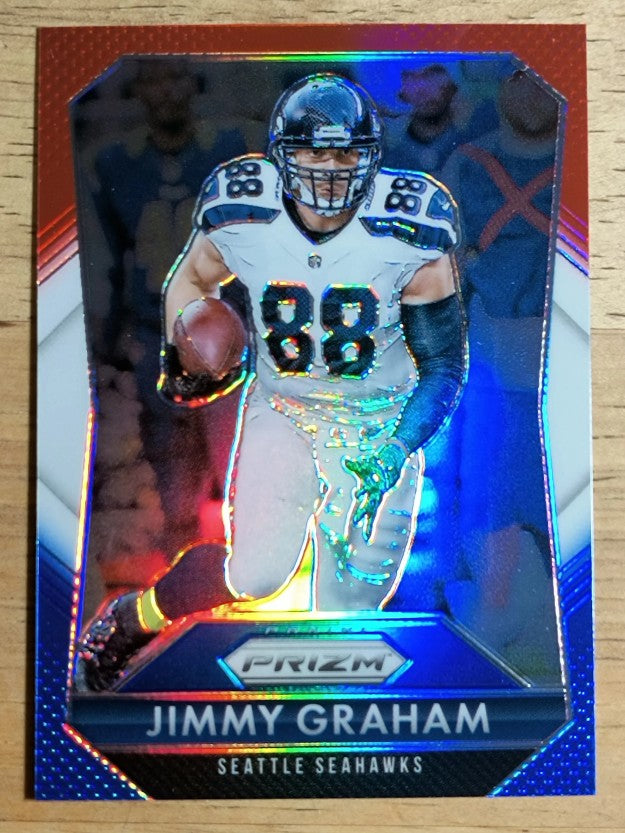 2015 Panini Prizm Prizms Red White and Blue #131 Jimmy Graham